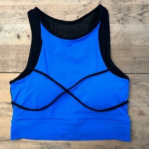 Lorna Jane Cropped Tank w/ Built-in Sports Bra
